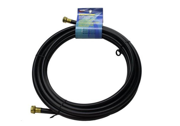 Valterra Ebonyline Black High Pressure Drinking Water Hose 1/2" x 15' • W01-0011