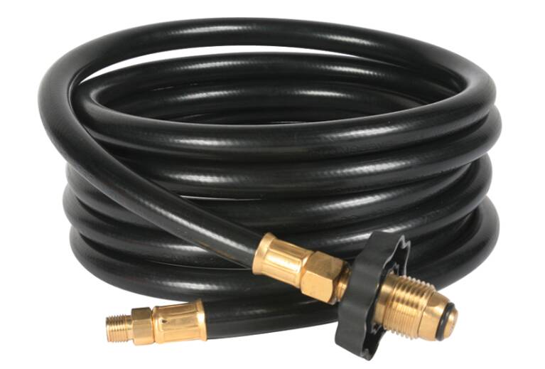 Camco LP Gas Supply Hose 144" (Male Prest-O-Lite to 1/4" Male Inverted Flare) • 59035