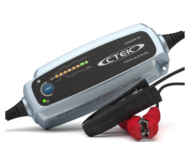 CTEK Lithium US - 12V Lithium-Ion Phosphate LiFePO4 Battery Charger and Maintainer • 56-926