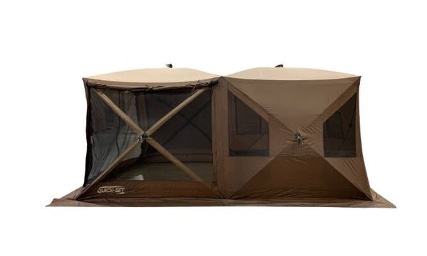 Quick-Set Cabin 4-Sided Screen Shelter - Brown/Tan • 14628