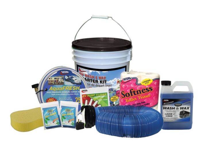 Valterra Standard Starter Kit In A Bucket With Sponge And Wash & Wax • K88130