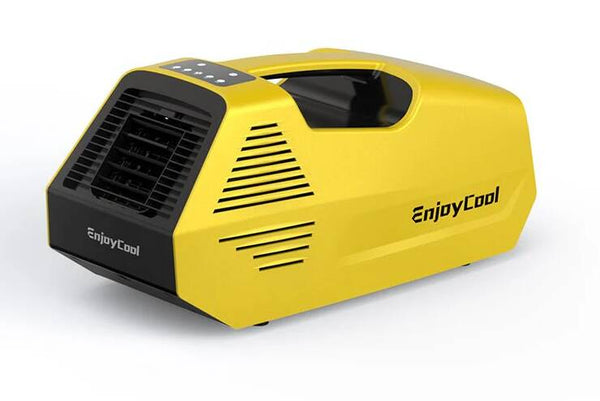 EnjoyCool Outdoor Portable Air Conditioner, 2380 BTU, Yellow • LFL-AC-YELLOW