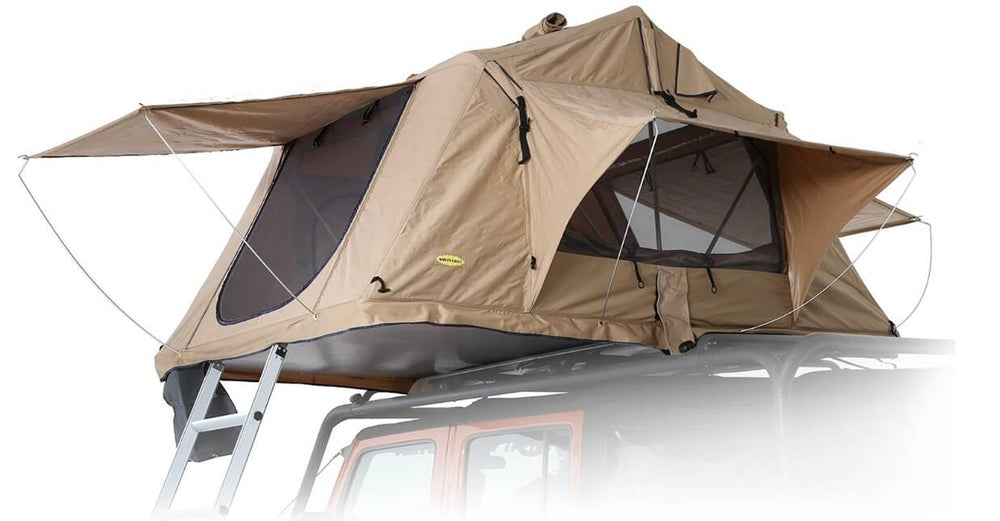 Smittybilt Overlander Roof Top Tent, Coyote Tan • 2783
