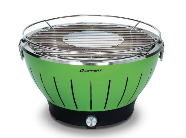Lippert Odyssey Portable Charcoal Grill - Green • 2021106516