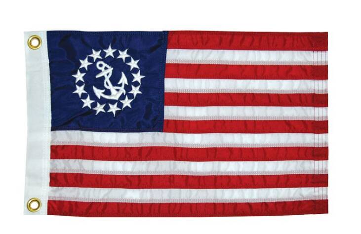 Taylor Made Deluxe 30" x 48" Polyester U.S. "Yacht Ensign" Flag • 8148