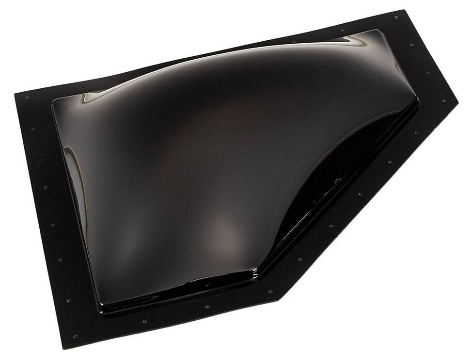Specialty Recreation Neo Angle RV Skylight 20" x 8" - Smoke Black • NSL208S