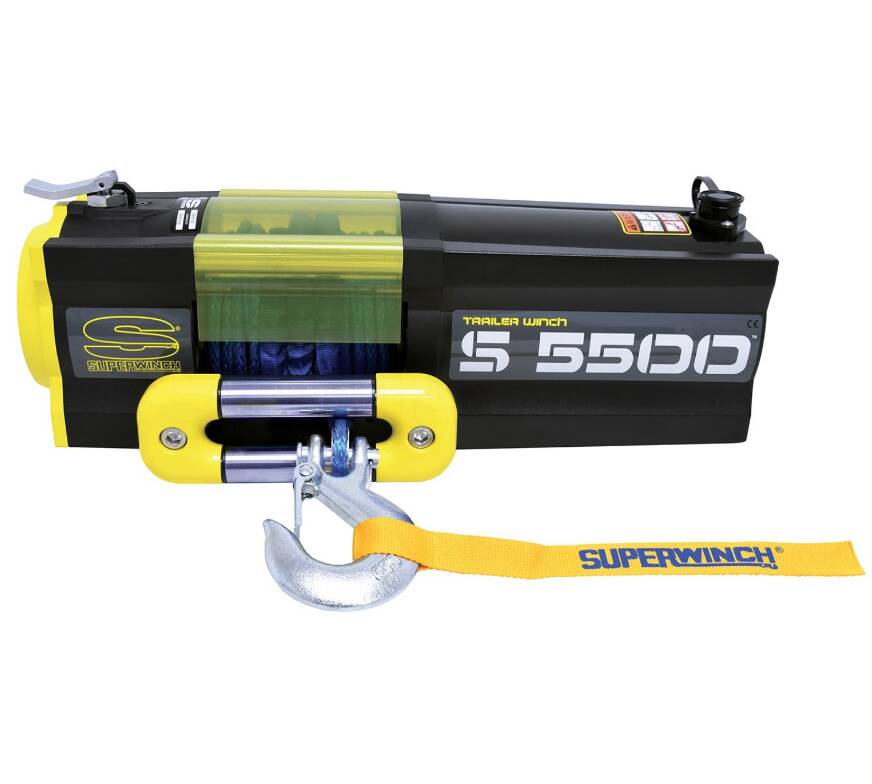Superwinch S5500SR 12V Synthetic Rope Winch • 1455201