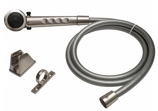 Dura Faucet RV Shower Head Kit - Brushed Satin Nickel • DF-SA130-SN
