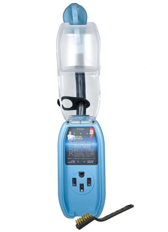 Dicor 50 Amp Pigtail RV Surge Protector • DP-SP50A-P