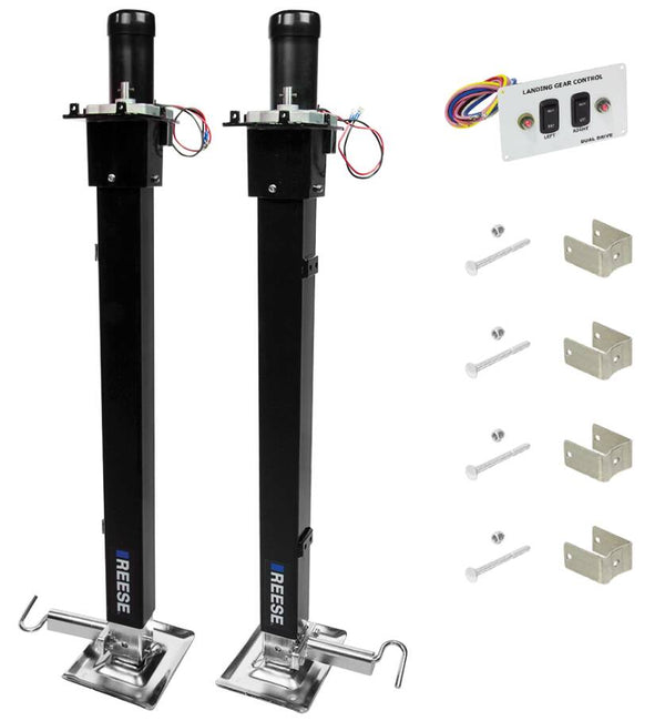 Reese Fifth Wheel Landing Gear, 8,000 lbs. Lift Capacity, 36 in. Travel • 500708