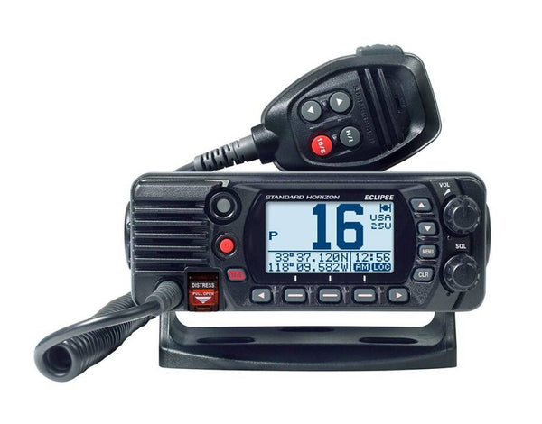 Standard Horizon Eclipse GX1400 25W RF Black Fixed Mount VHF Radio • GX1400B