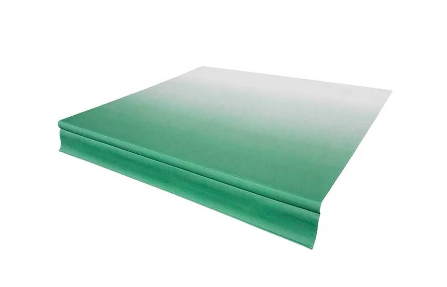 Lippert Solera Universal Vinyl Replacement Fabric for 16' RV Awning - Green Fade • V000345099