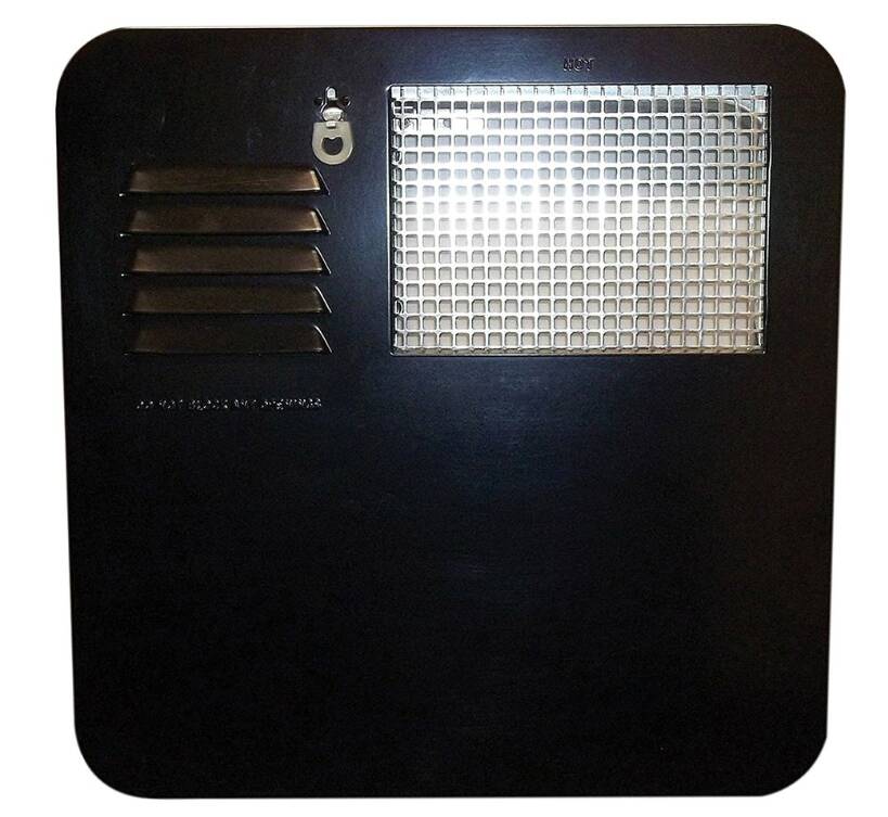 Suburban Water Heater Access Door, 4 or 6 Gallon, Black • 6261AEB
