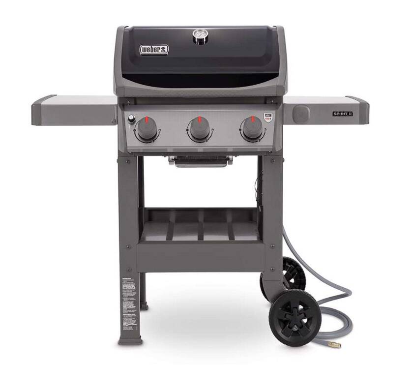 Weber Spirit II E-310 3 Burner Natural Gas Grill Black • 45010001