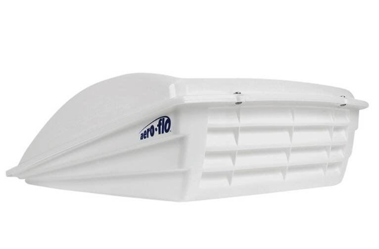 Camco Aero-flo 22.5" x 9" x 2" White Roof Vent Cover • 40421