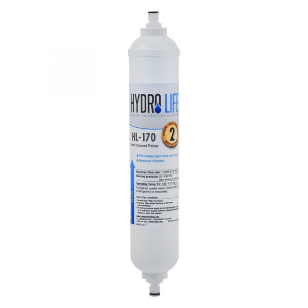 Camco HL 170 - QC KDF/GAC 1 GPM Water Filter • 52101