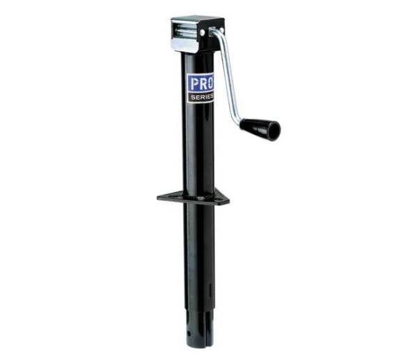 Pro Series Round Trailer Jack, A-Frame, 2,000 lbs. Lift Capacity, Sidewind, Bolt-On, 14 Inch Travel • RV20000103