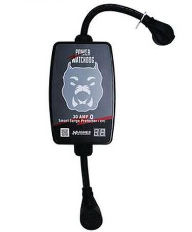 Hughes 30 Amp Power Watchdog Surge Protector With Auto Shutoff - Portable • PWD30-EPO