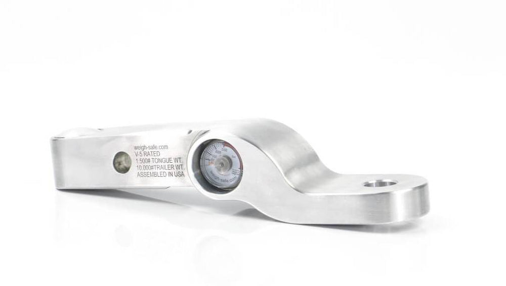 Weigh Safe Fixed Height Ball Mount w/ Gauge, 2" Drop, 2" Shank (10K GTW) • WSFH2-2