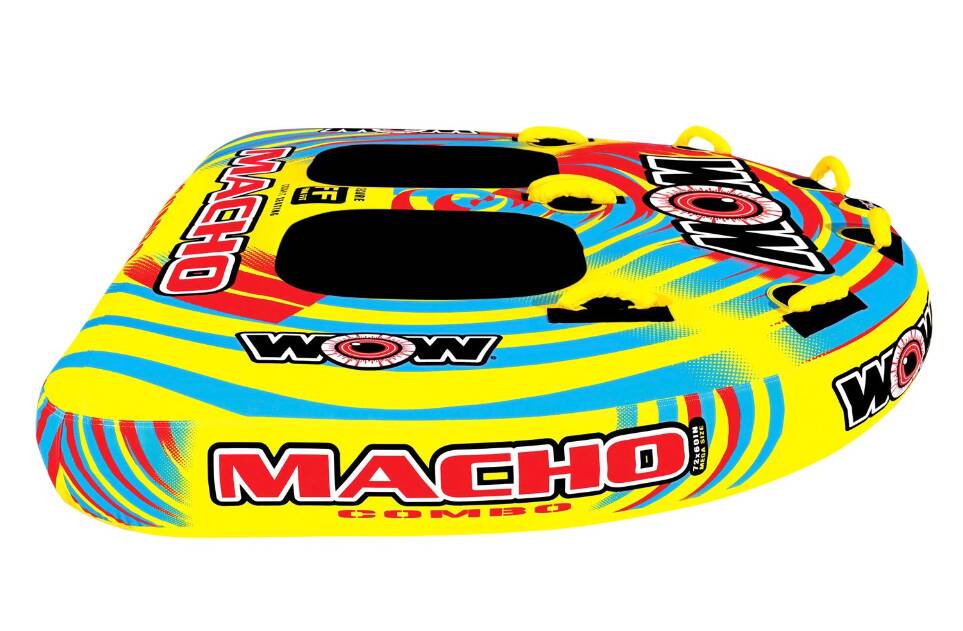 Wow Watersports Macho Combo 2-Rider Towable Tube • 16-1010