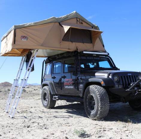Tuff Stuff Elite Overland Roof Top Tent & Annex Room 5 Person • TS-RTT-ANX-ELT