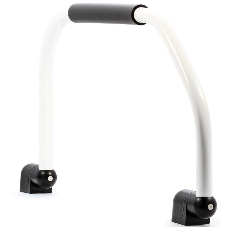 Camco RV Fold-Away Grab Handle - White • 42176