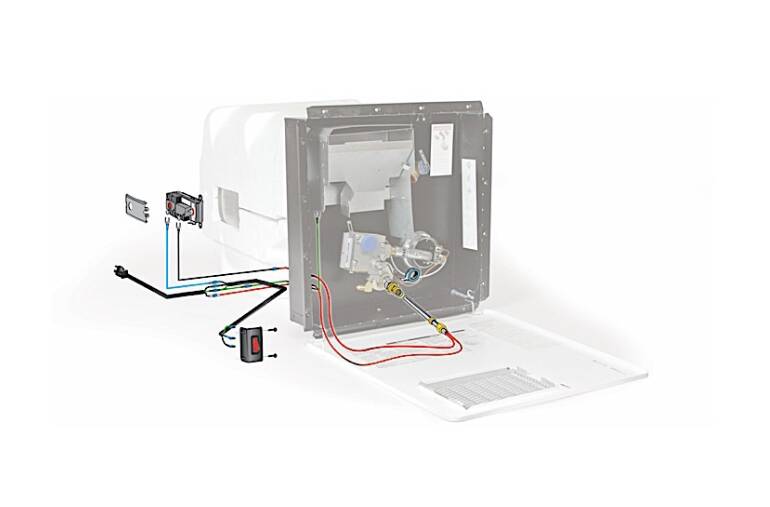 Camco Water Heater Converter Hybrid Heat 10 Gallon • 11773