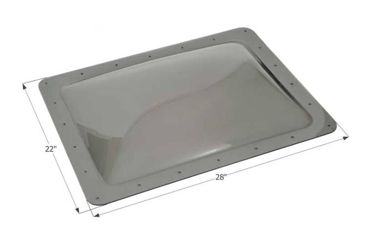 Icon RV Skylight, 24" x 18" - Smoke • 12119
