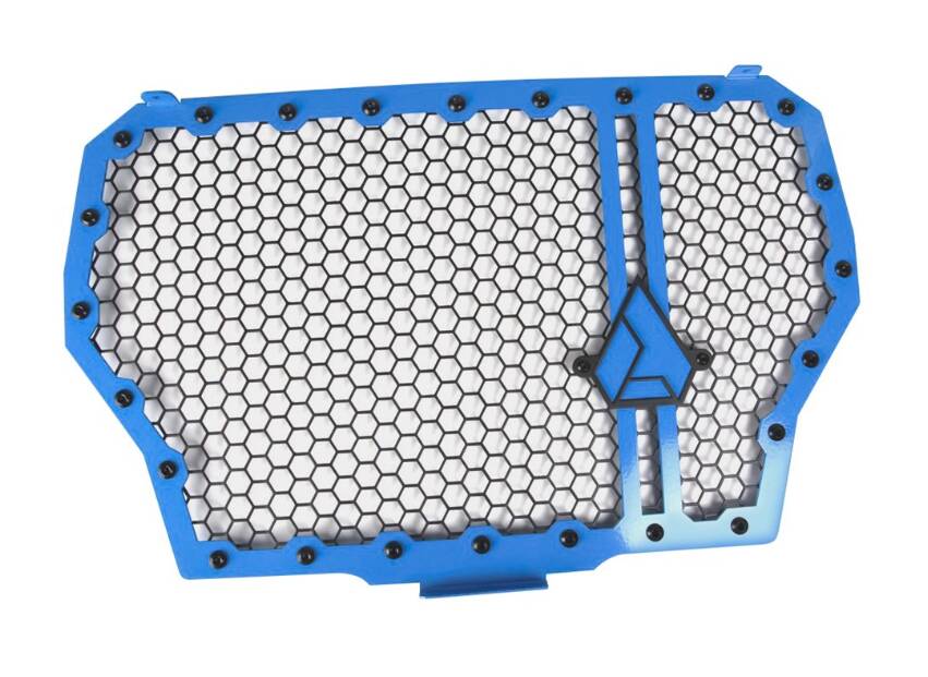 Assault Industries 14-16 RZR XP 1000 Hellfire V2 Front Grill, Blue • 201005FG0302