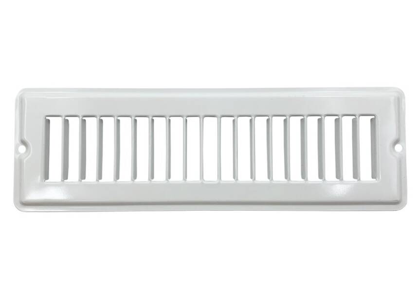 AP Products 2.3" x 10" White Metal Floor Register Face Plate • 013-642