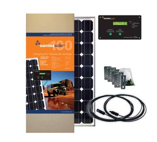 Samlex Solar Charging Kit - 100 Watt • SRV-100-30A