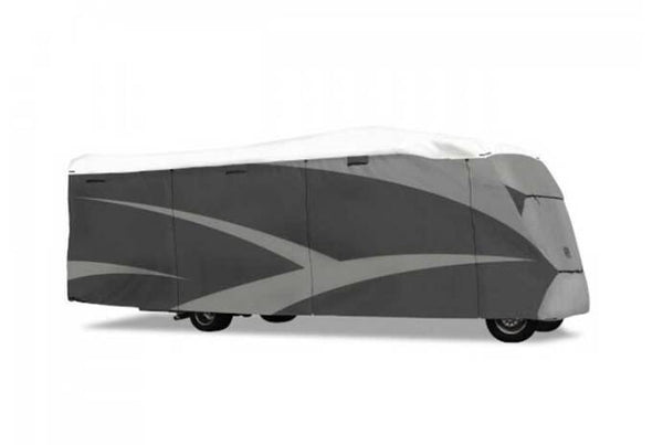 ADCO Designer Series Olefin HD Class C Motorhome Cover 26' - 29', Gray/White • 36814