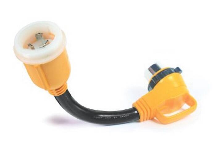 Camco Dogbone Electrical Adapter 50M/50F Amp - 18" • 55572