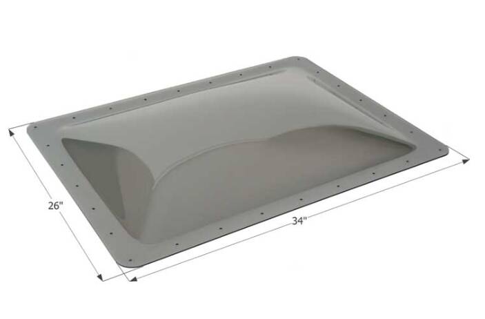Icon RV Skylight, 30" x 22" - Smoke • 12122