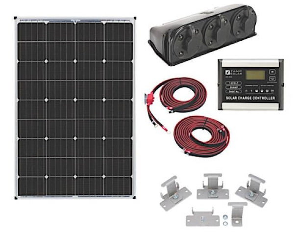 Zamp Solar 115 Watt Roof Mount Solar Kit • KIT1003