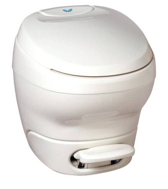 Thetford Aqua Magic Bravura White Plastic High Profile Built-In Toilet • 31084