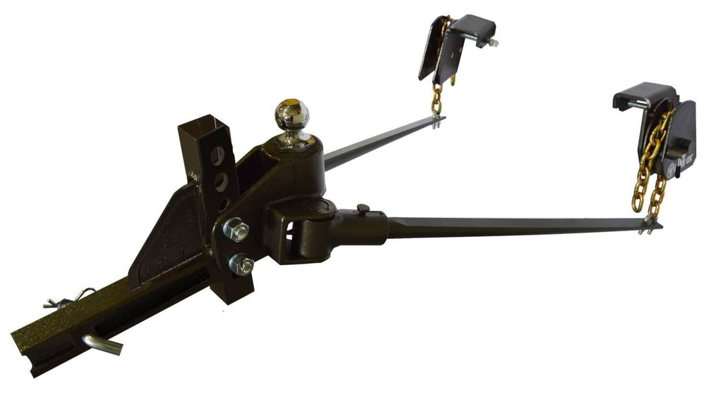 Blue Ox SwayPro Weight Distributing Hitch – 9 Hole Shank, Clamp On, Underslung • BXW2003
