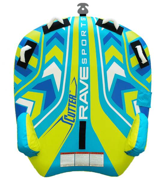 RAVE Sports Cutter 2 Person Extreme Inflatable Towable Tube • 02826