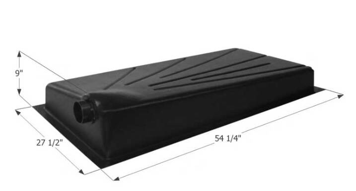 Icon 32-Gallon RV Holding Tank With Left End Drain HT704ED • 01597