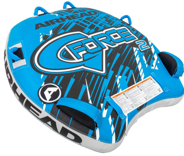 Airhead G-FORCE 2 Rider Inflatable Towable Boat Tube • AHGF-2