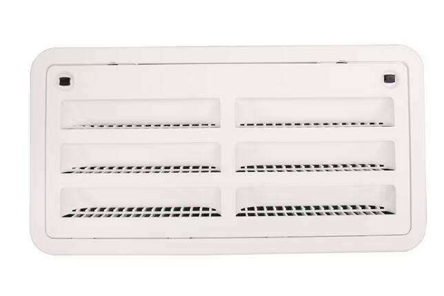 Dometic Upper/Lower Side Refrigerator Vent - Polar White • 3109492.003