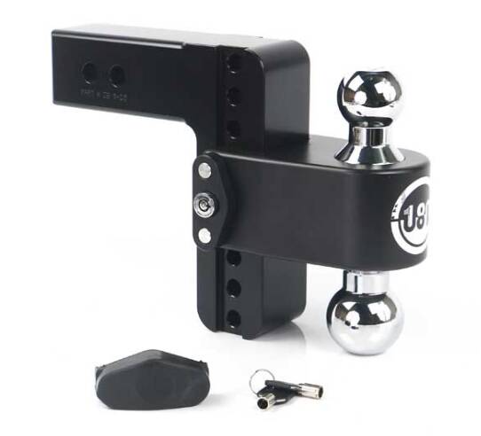 Weigh Safe Turnover Ball 6in Drop Hitch W/ 2.5in Shank • CTB6-2.5-CER-BLA