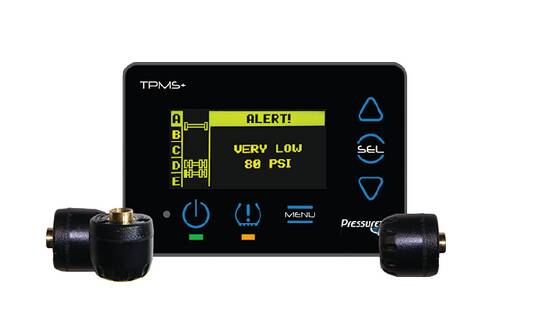 JR Products Monitor Based 4-Wheel TPMS Kit • PULSE-4K