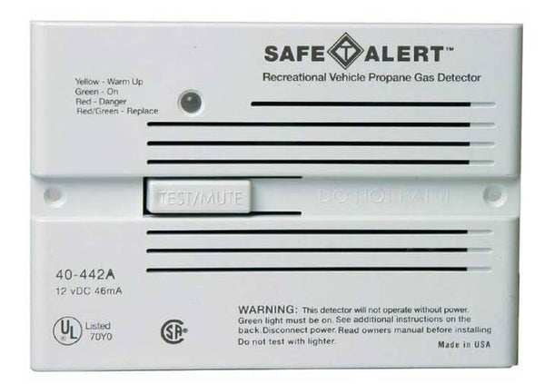 Safe-T-Alert Series Propane/LP Gas Detector - Flush Mount - White • 40-442-P-WT