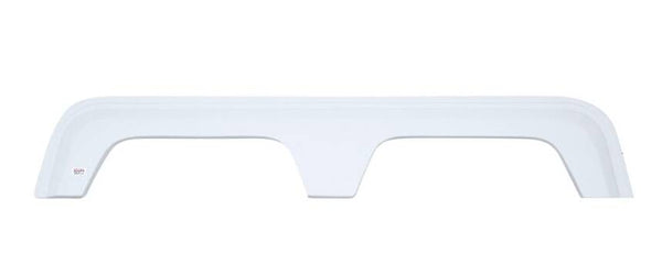 Icon FS783 70-3/8"L x 12-5/8"H (7-1/4" Arch Heigh) Polar White Tandem Fender Skirt for Coachmen Royal Model • 01653