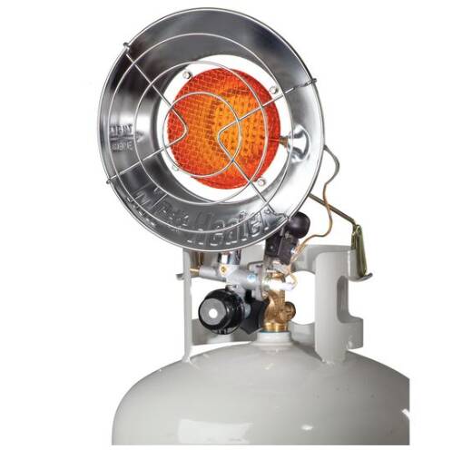 Mr. Heater Single Tank Top Liquid Propane Heater - 10,000 / 12,500 / 15,000 BTU Per Hour • F242100