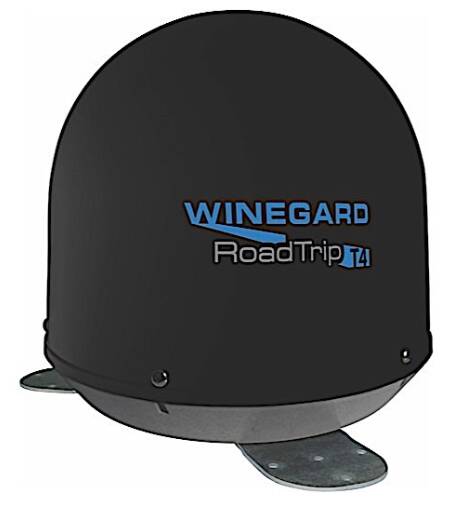 Winegard Roadtrip T4 In-Motion Automatic Satellite Antenna, Black • RT2035T