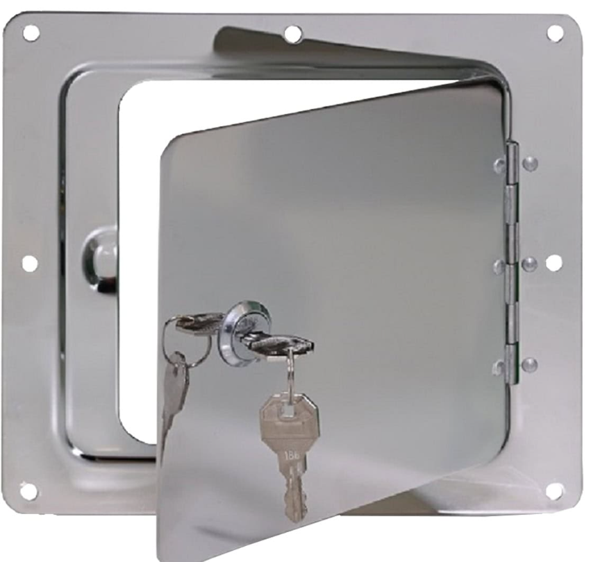 Ultra Fab Universal Access Door, Chrome • 48-979010