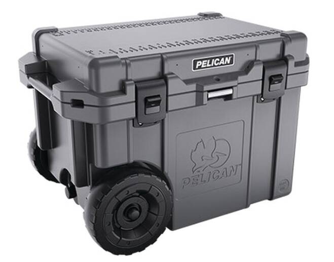 Pelican 45-Quart Elite Wheeled Cooler - Dark Gray • 45QW-6-DKGRY