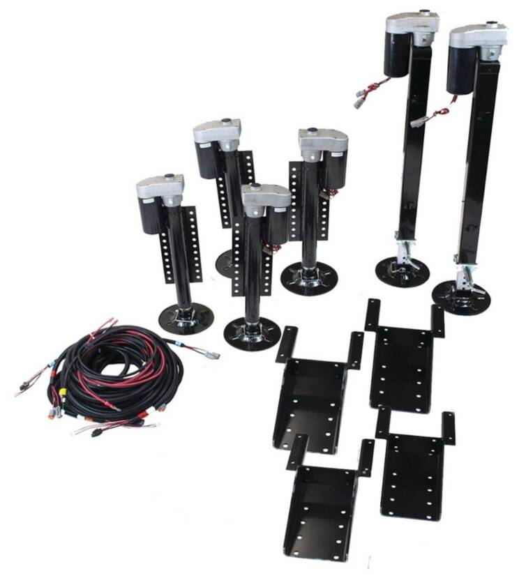 Lippert Ground Control 6-Point Automatic 5th Wheel RV Leveling System • 675817